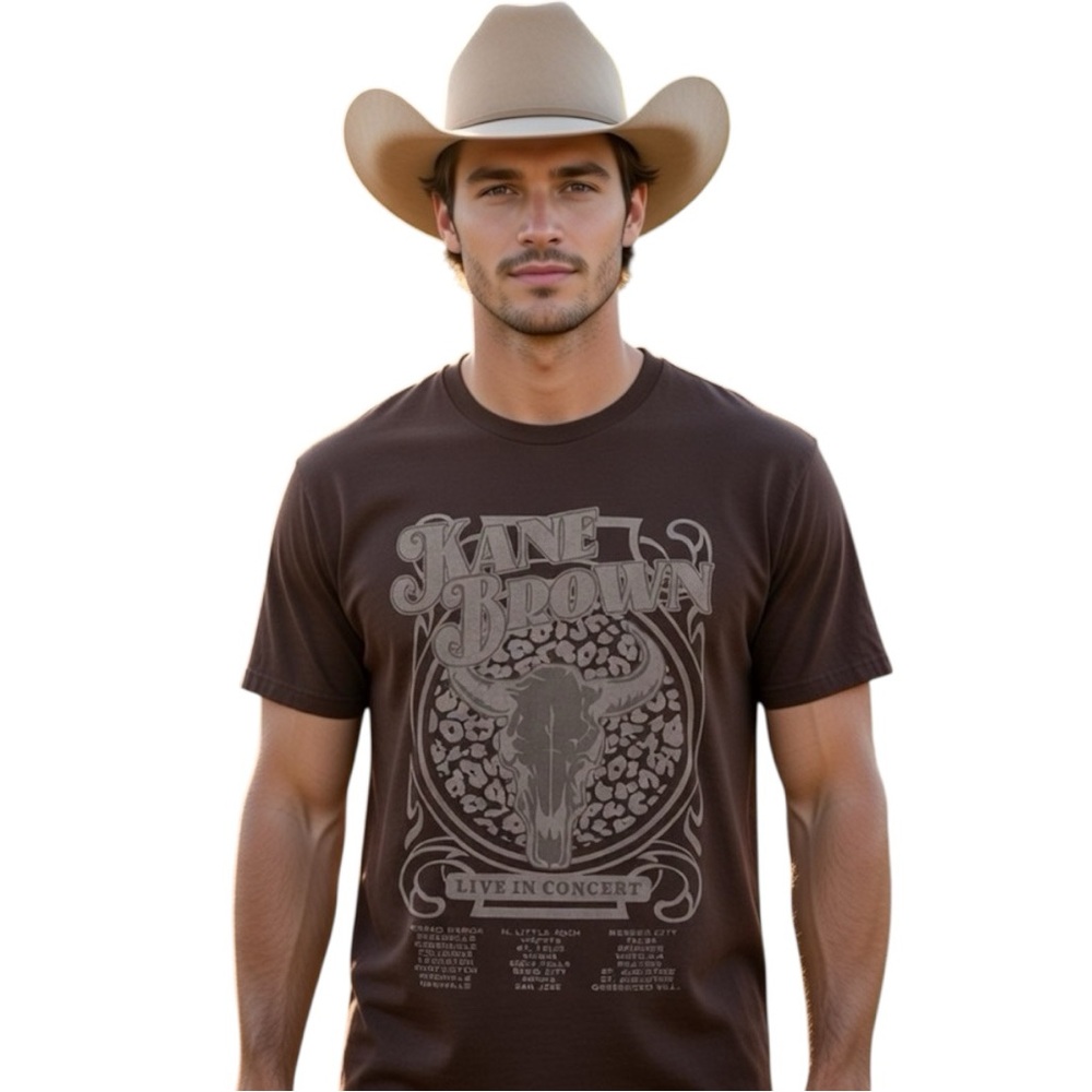 Kane Brown Wild Skull Country Graphic Tee